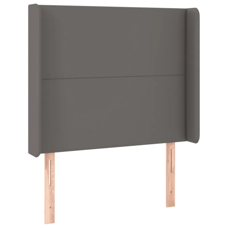 Galvūgalis su LED, pilkos spalvos, 83x16x118/128 cm