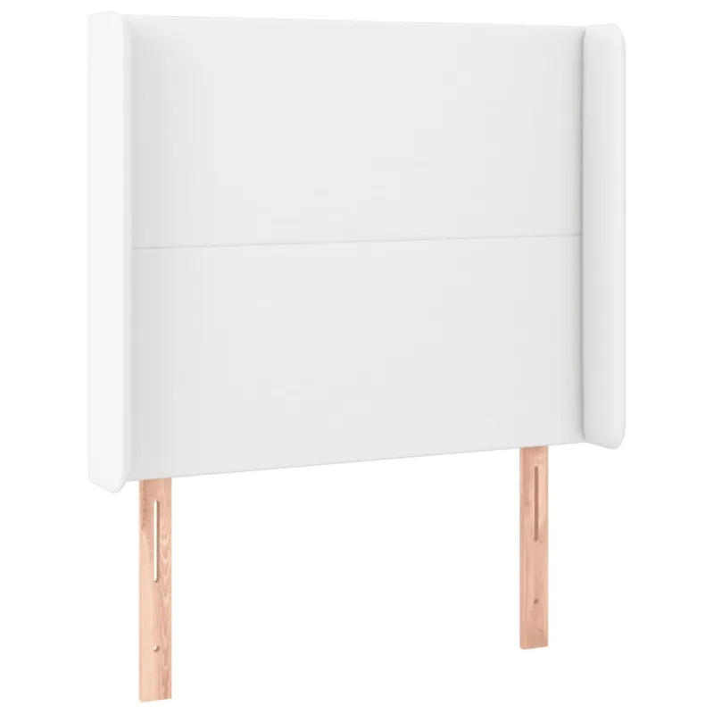 Galvūgalis su LED, baltos spalvos, 93x16x118/128 cm