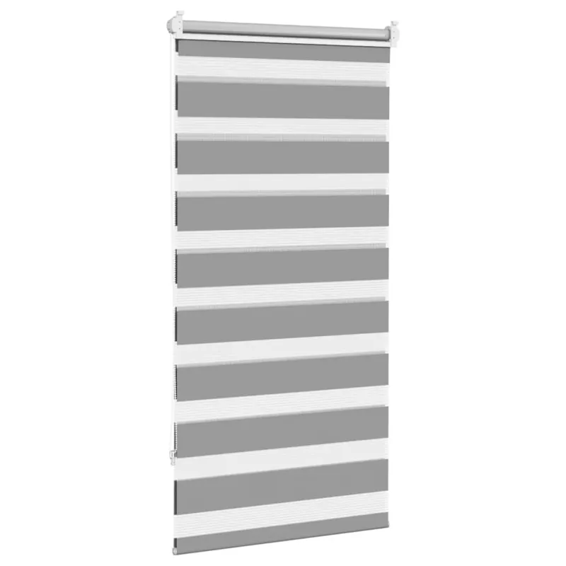Zebra žaliuzė, 60,9x120 cm, audinys, plotis 56,7 cm, pilka
