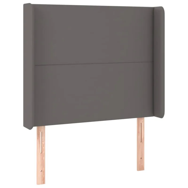 Galvūgalis su LED, pilkos spalvos, 93x16x118/128 cm