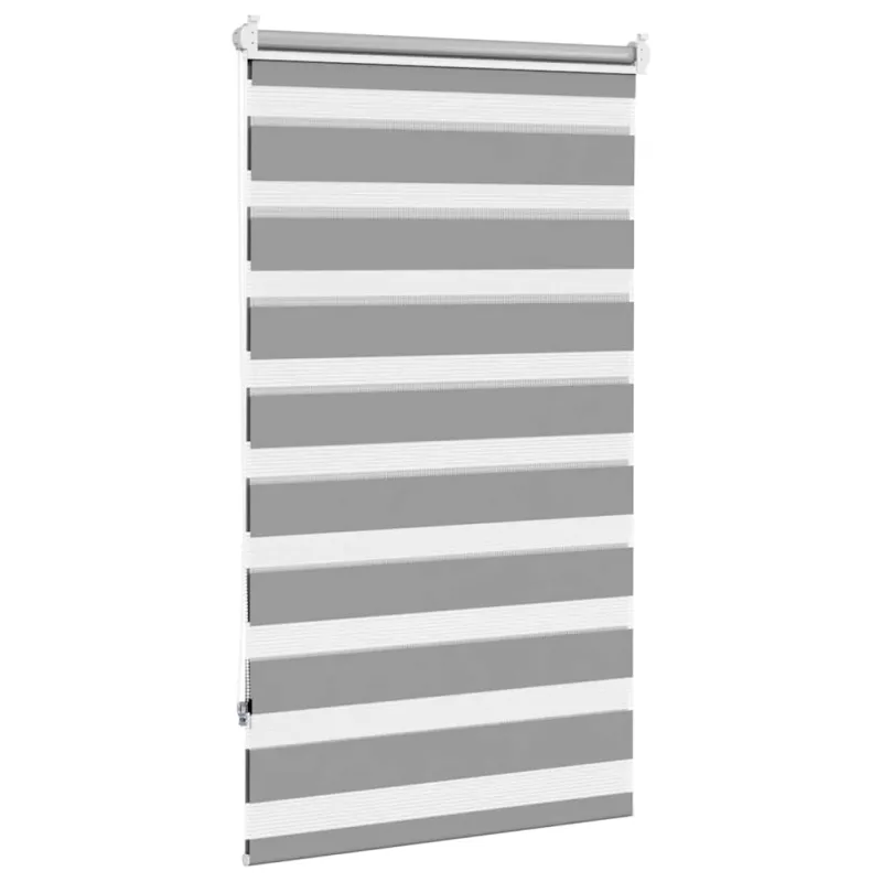 Zebra žaliuzė, 70,9x120 cm, audinys, plotis 66,7 cm, pilka
