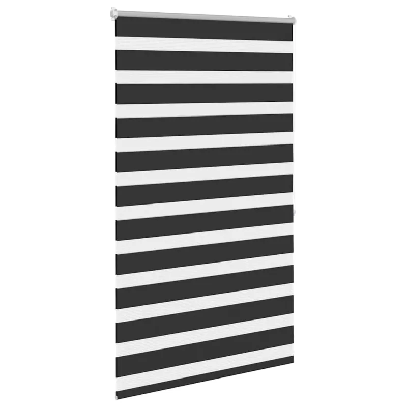 Zebra žaliuzė, 100,9x175 cm, audinys, plotis 96,7 cm, juodos spalvos