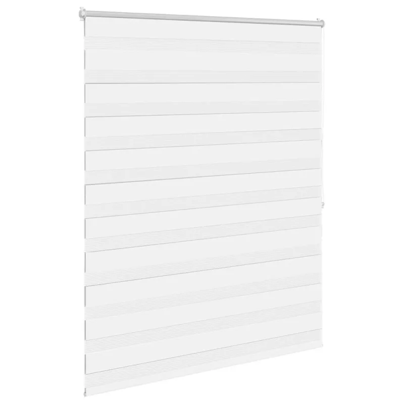 Zebra žaliuzė, 120,9x175 cm, audinys, plotis 116,7 cm, baltos spalvos