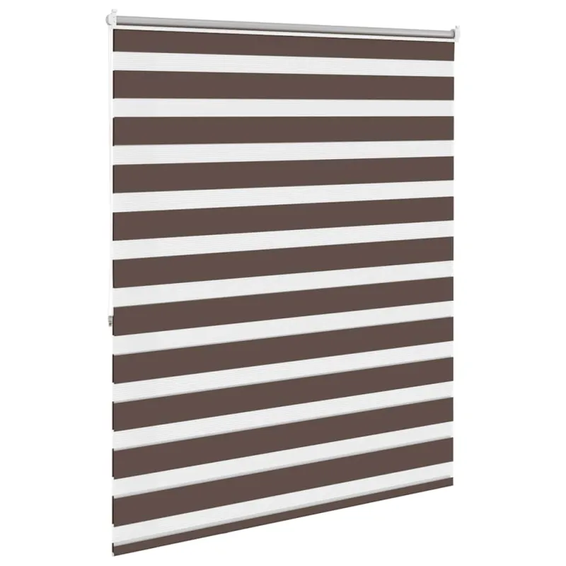 Zebra žaliuzė, 120,9x175 cm, audinys, plotis 116,7 cm, kavos spalvos