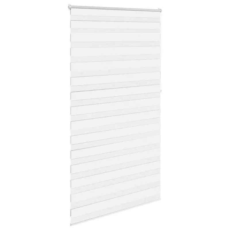 Zebra žaliuzė, 120,9x230 cm, audinys, plotis 116,7 cm, baltos spalvos