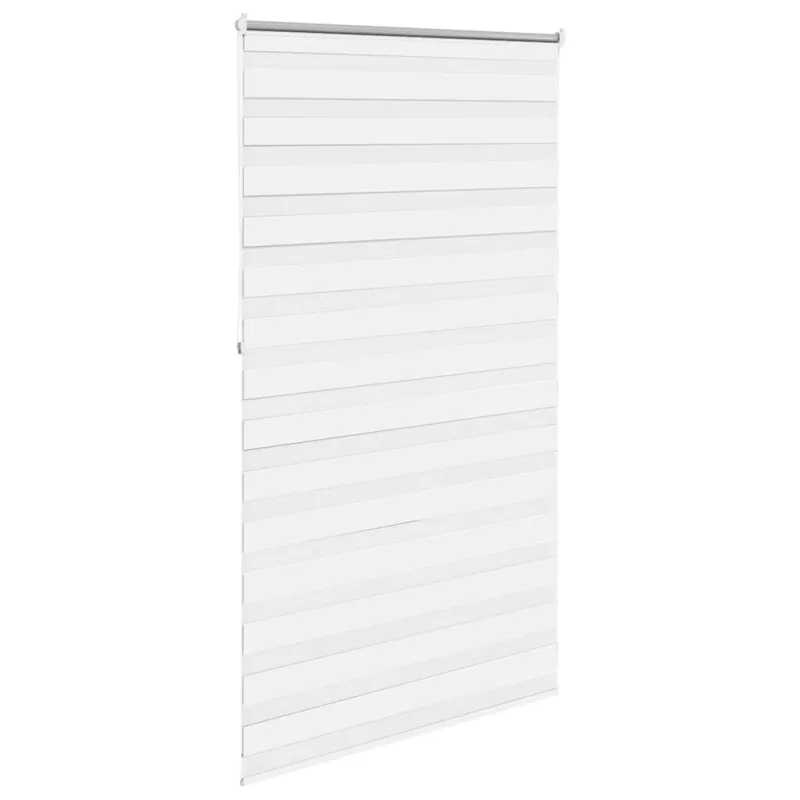 Zebra žaliuzė, 120,9x230 cm, audinys, plotis 116,7 cm, baltos spalvos