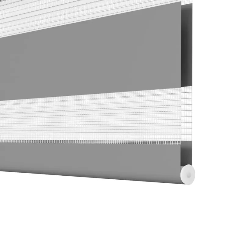 Zebra žaliuzė, 120,9x230 cm, audinys, plotis 116,7 cm, pilka