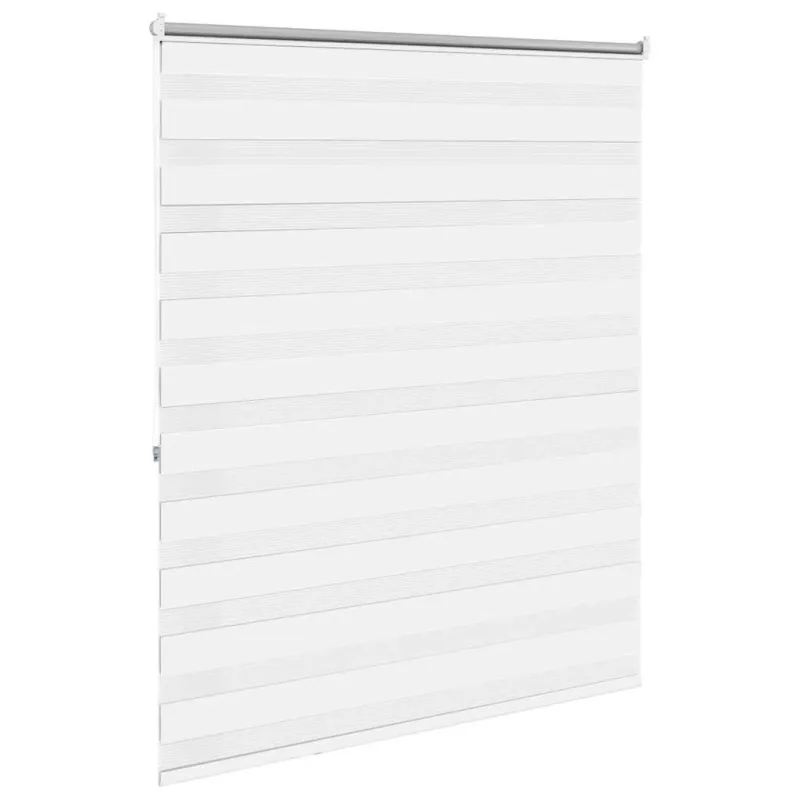 Zebra žaliuzė, 140,9x175 cm, audinys, plotis 136,7 cm, baltos spalvos