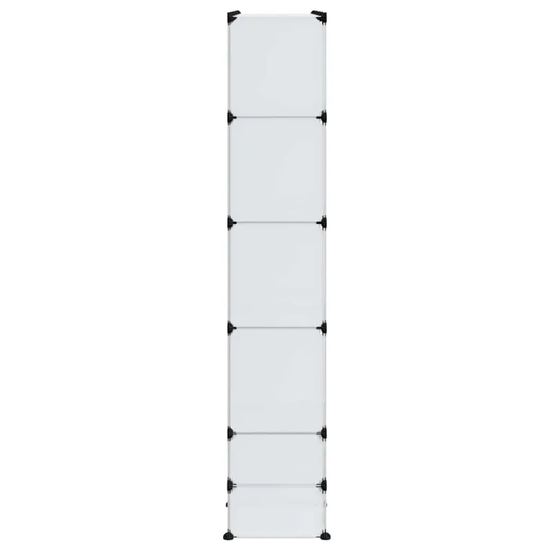 Modulinė spinta, 18 skyrių, balta 37 x 146 x 180,5 cm