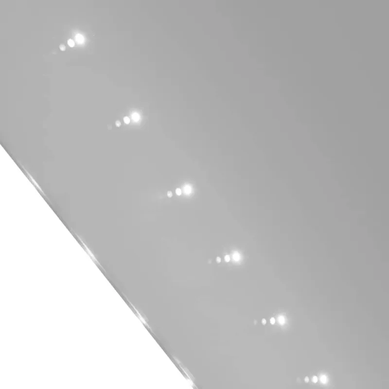 Sieninis Vonios Veidrodis su LED Apšvietimu 100 x 60 cm