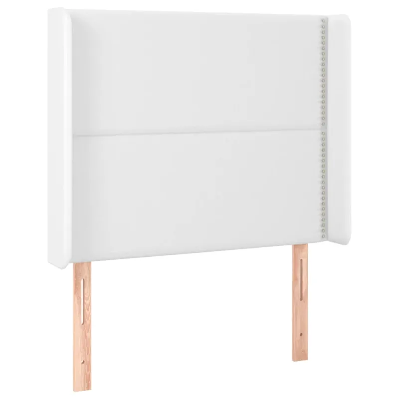 Galvūgalis su LED, baltos spalvos, 103x16x118/128 cm
