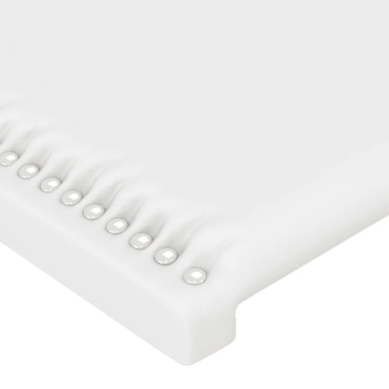 Galvūgalis su LED, baltos spalvos, 103x16x118/128 cm