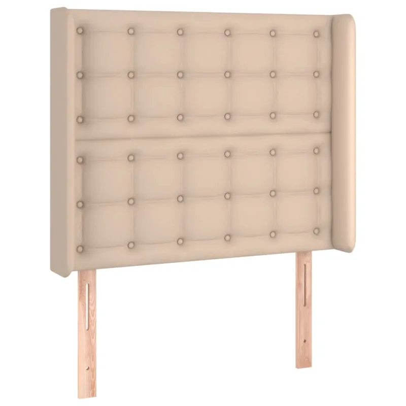 Galvūgalis su LED, kapučino spalvos, 93x16x118/128cm