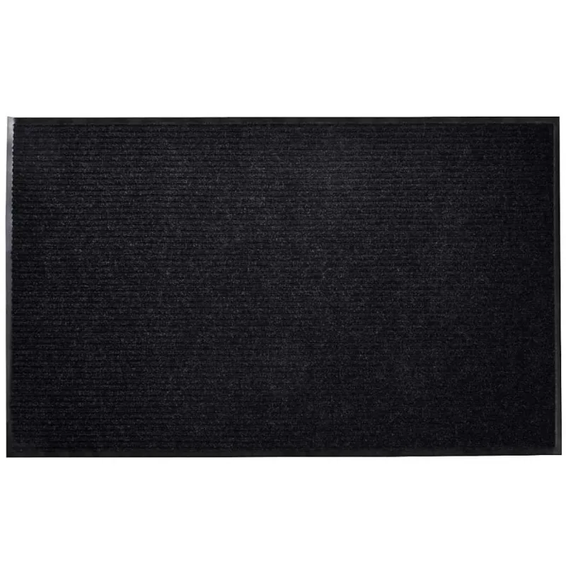Durų kilimėlis, juodos spalvos, 90 x 150 cm, PVC