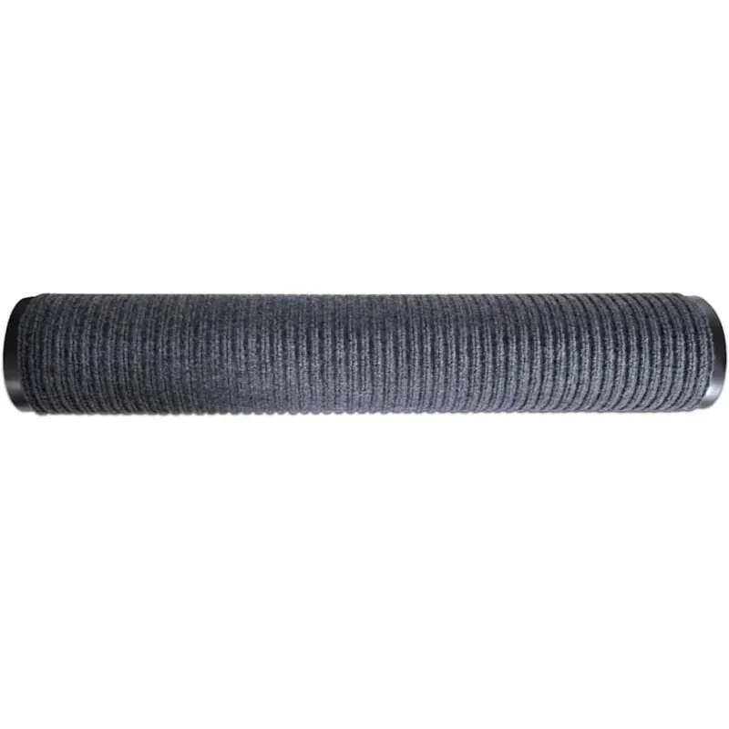 Durų kilimėlis, pilkos spalvos, 90 x 60 cm, PVC