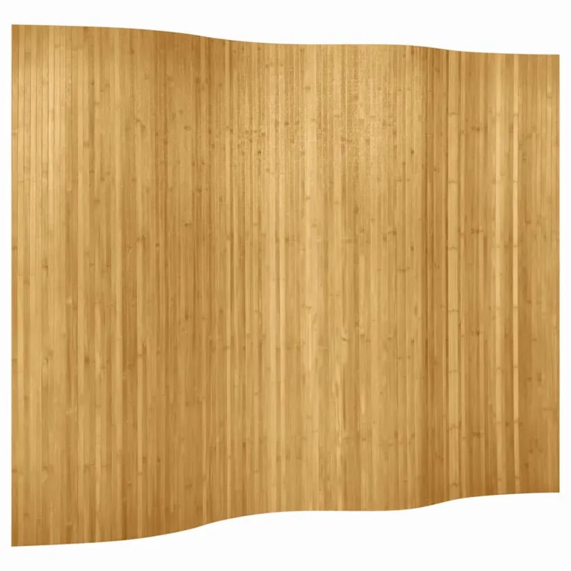 Kambario pertvara iš bambuko, natūralios spalvos, plotis 250 cm, aukštis 165 cm