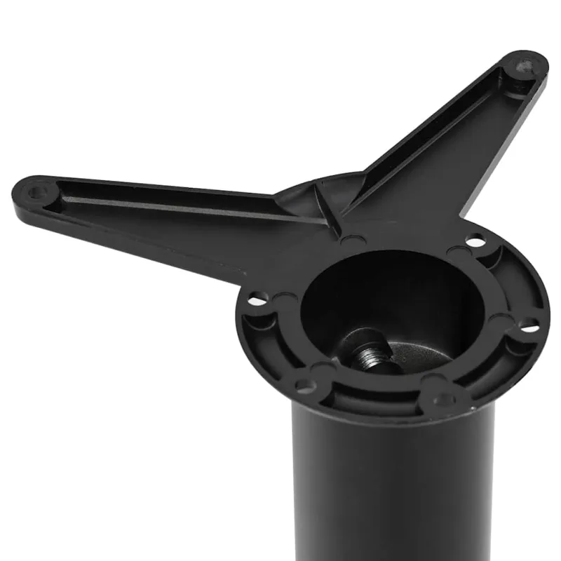 Reguliuojamo aukščio stalo kojos, 4vnt., juodos spalvos, 710mm