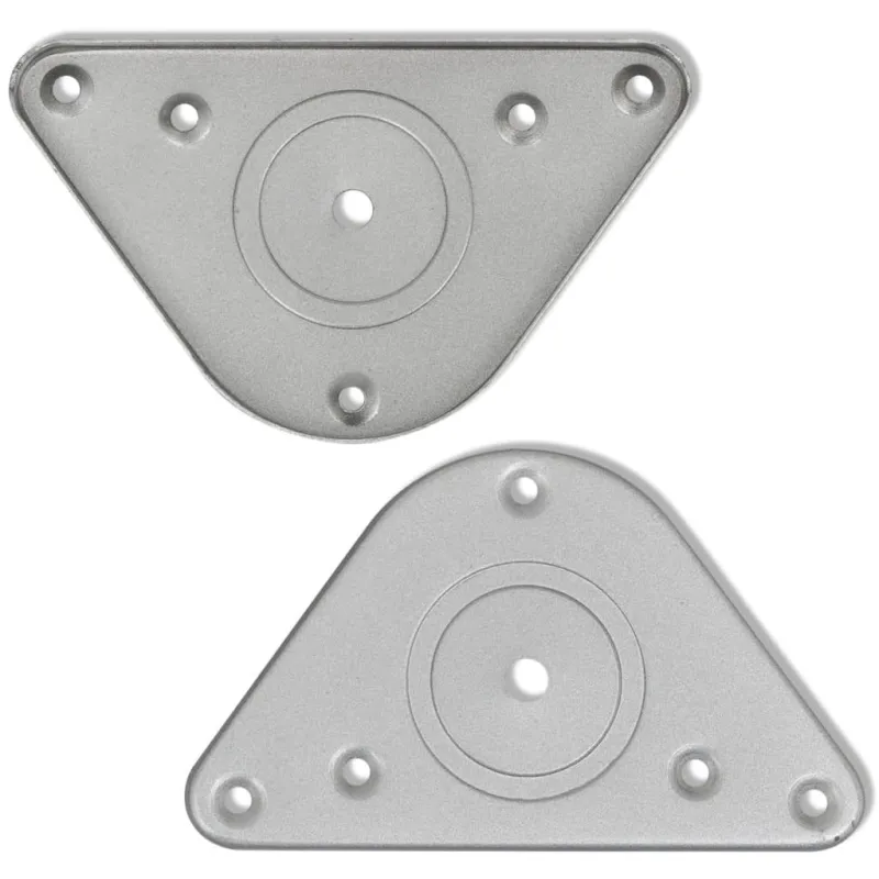 Reguliuojamo aukščio stalo kojos, 4vnt., chromo spalvos, 1100mm