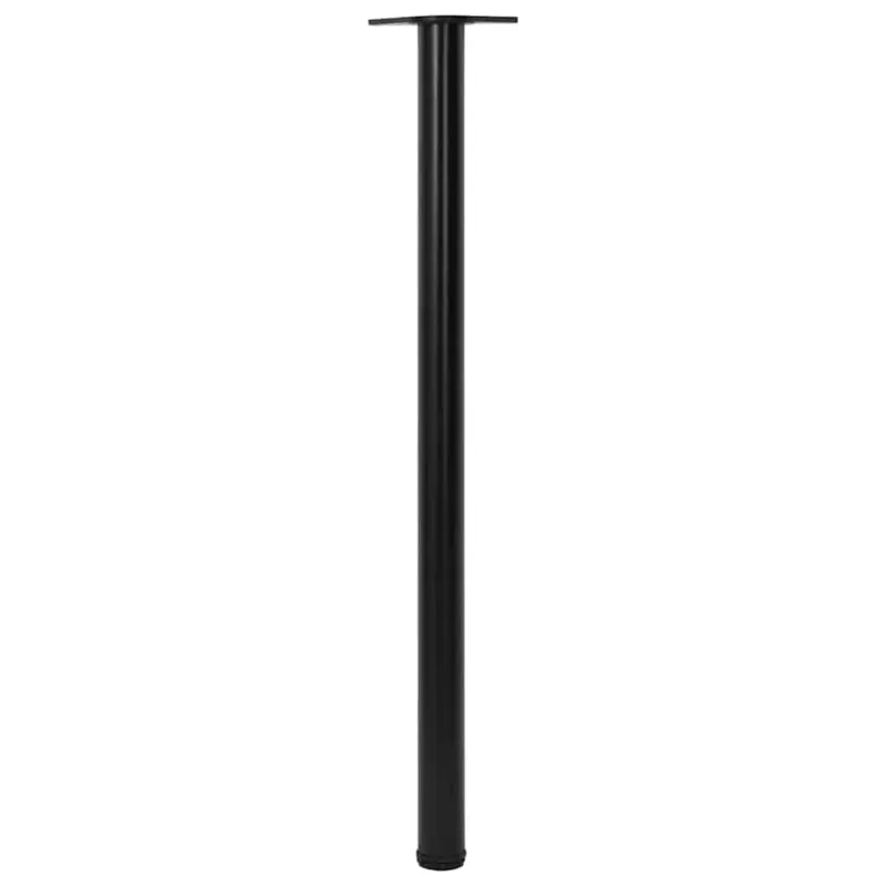 Reguliuojamo aukščio stalo kojos, 4vnt., juodos spalvos, 1100mm