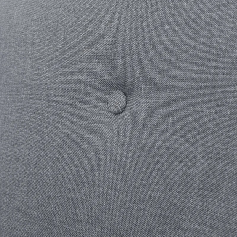 Dvivietė sofa, šviesiai pilkos spalvos, audinys