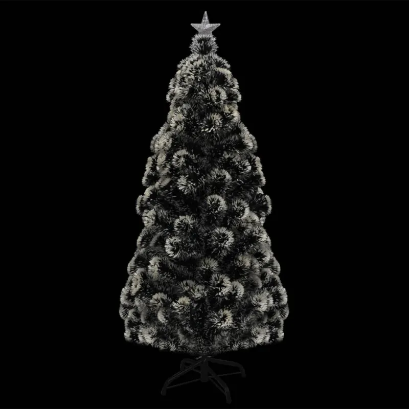 Apšviesta Kalėdų eglutė su stovu ir LED, 180cm, optinis pluoštas