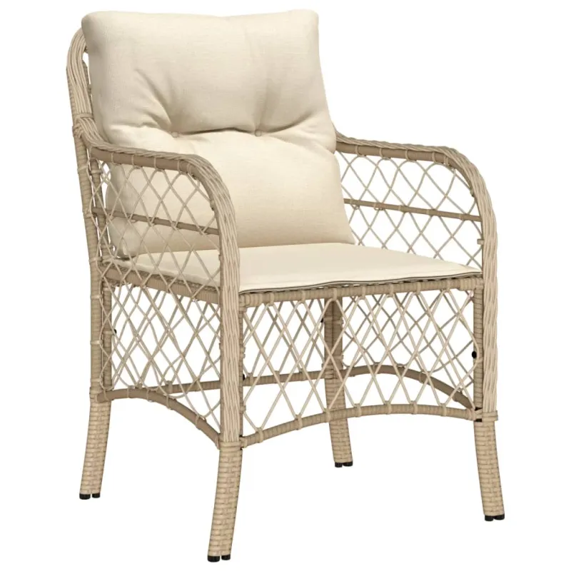 Soodekompletti pehmusteilla, 9 osaa, hiekka, polyrataani