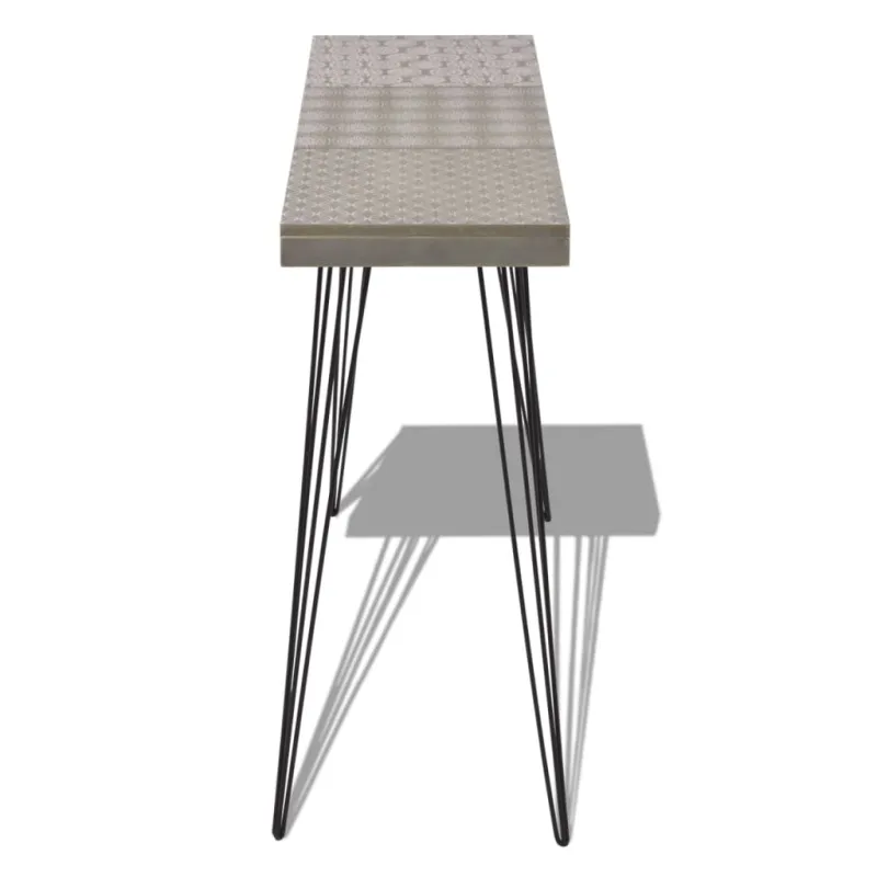 Konsolinis staliukas, 90x30x71,5 cm, pilkas