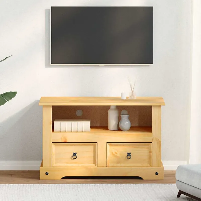 TV spintelė, meksikinė pušis, Corona stilius, 91x43x56 cm