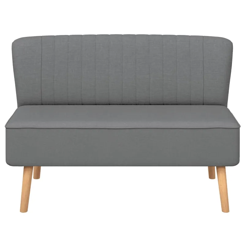 Sofa, audinys, 117x55,5x77cm, šviesiai pilka