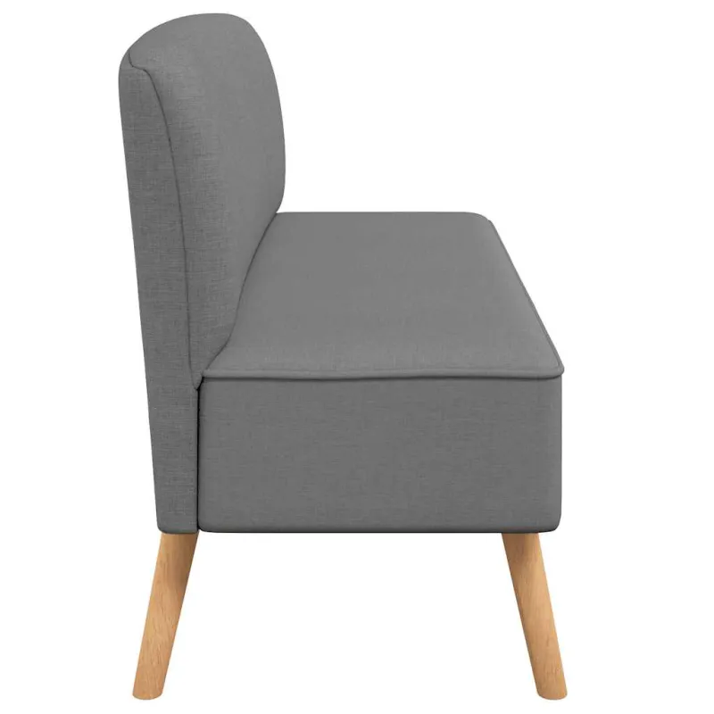 Sofa, audinys, 117x55,5x77cm, šviesiai pilka