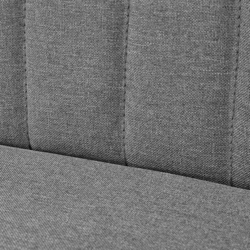 Sofa, audinys, 117x55,5x77cm, šviesiai pilka