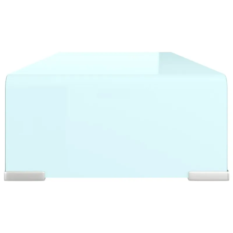 TV stovas/monitoriaus pakyla, žalias, 60x25x11cm, stiklas