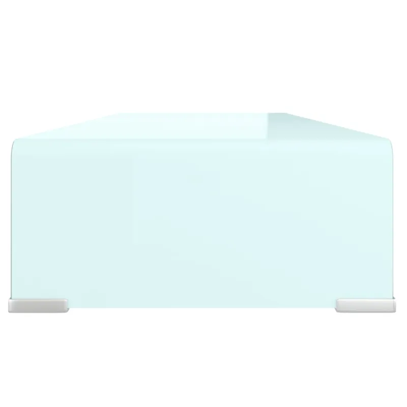 TV stovas/monitoriaus pakyla, žalias, 80x30x13cm, stiklas