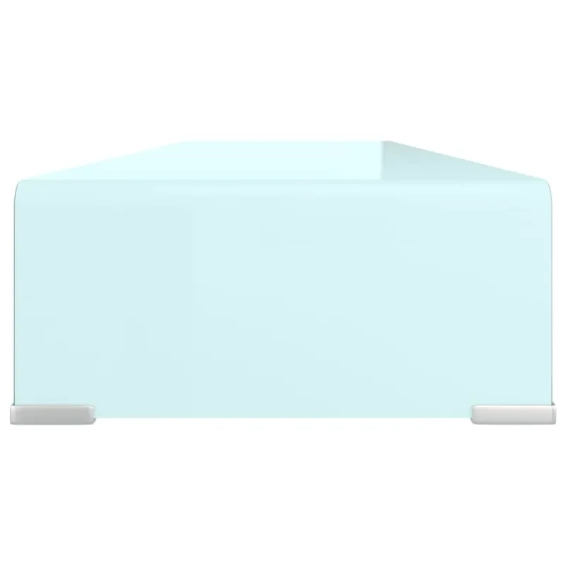 TV stovas/monitoriaus pakyla, žalias, 100x30x13cm, stiklas