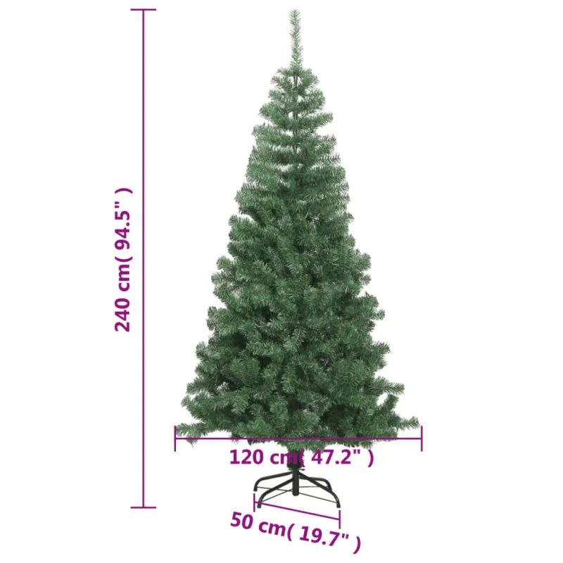 Dirbtinė Kalėdinė eglutė, L, 240 cm, žalia