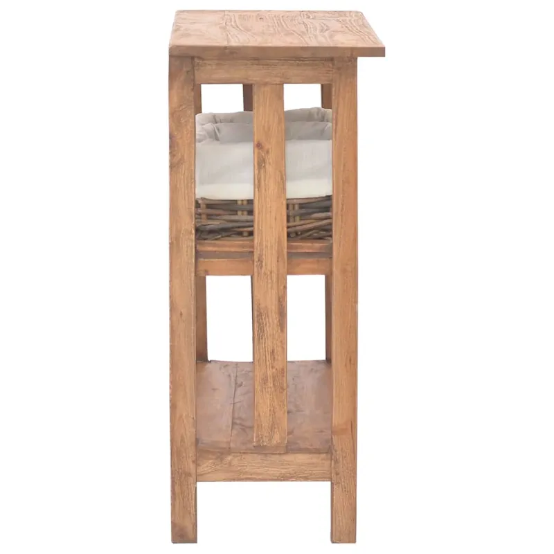 Konsolinis staliukas, 69x28x70cm, raudonmedžio medienos masyvas