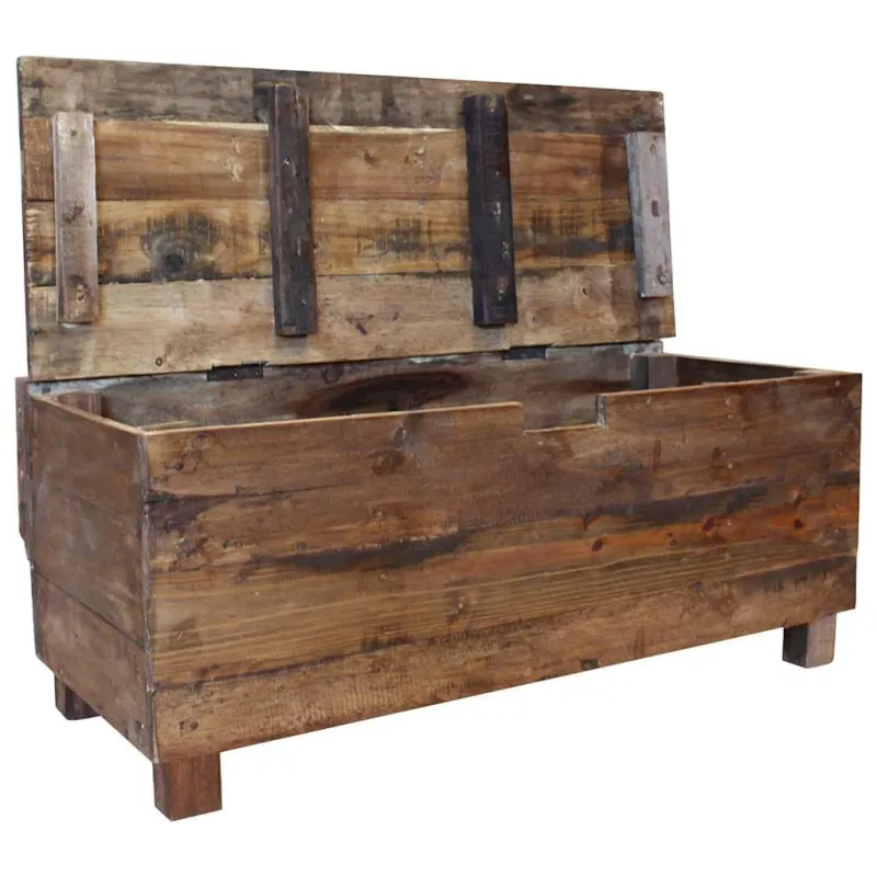 Suoliukas, 86x40x60cm, raudonmedžio medienos masyvas