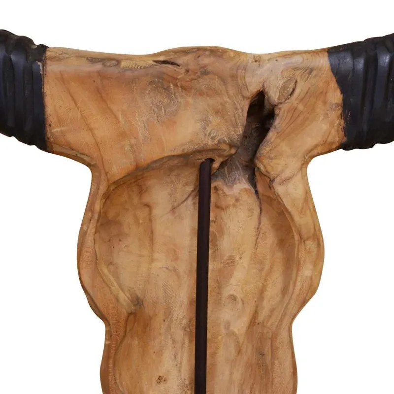 Jaučio kaukolės skulptūra Tiko 66x15x88 cm