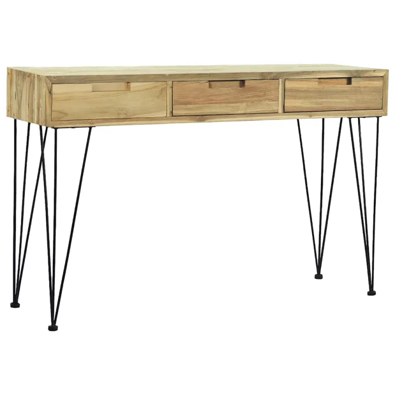 Konsolinis staliukas, 120x35x76cm, masyvus tikmedis