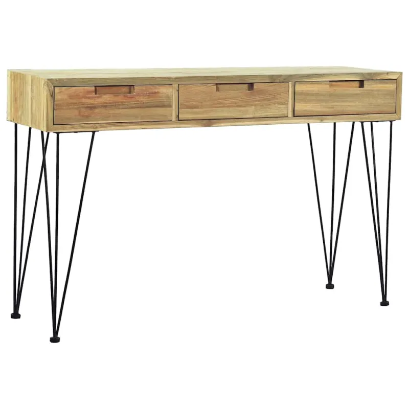 Konsolinis staliukas, 120x35x76cm, masyvus tikmedis