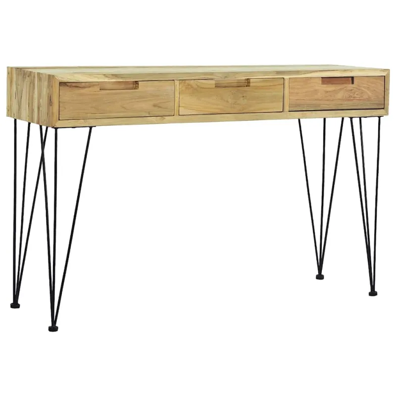 Konsolinis staliukas, 120x35x76cm, masyvus tikmedis