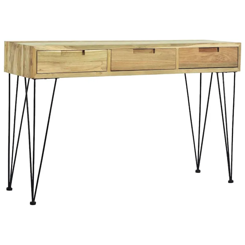 Konsolinis staliukas, 120x35x76cm, masyvus tikmedis