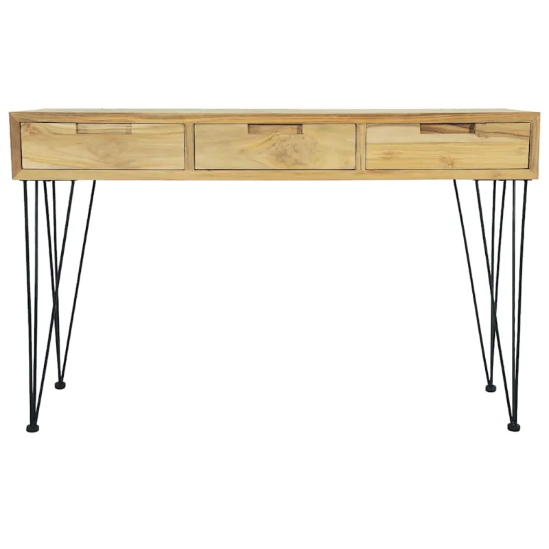 Konsolinis staliukas, 120x35x76cm, masyvus tikmedis