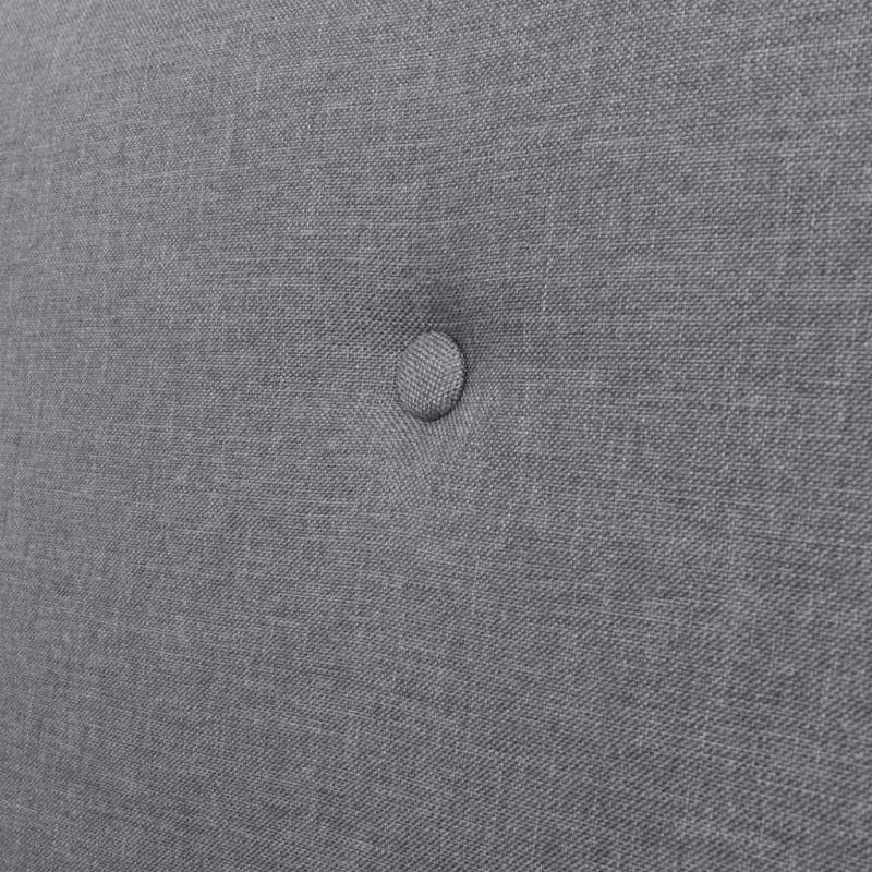 Trivietė sofa, šviesiai pilkos spalvos, audinys