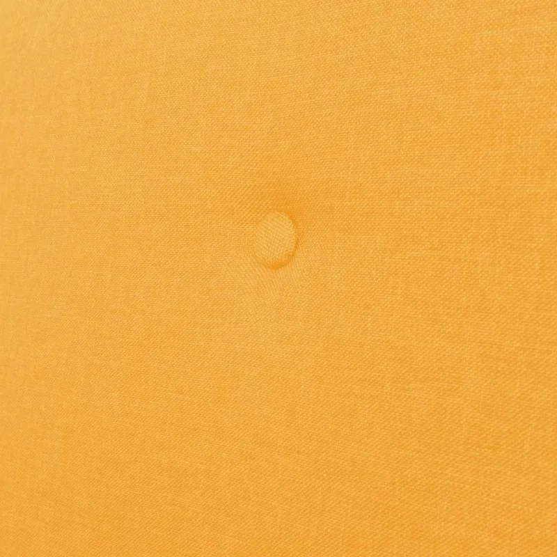 Trivietė sofa, geltonos spalvos, audinys