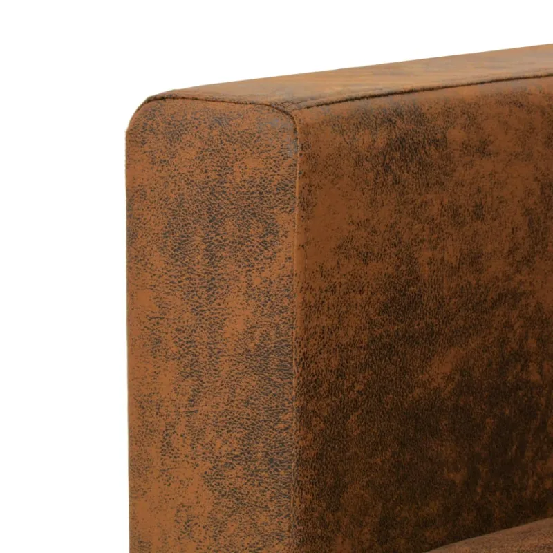 Dvivietė sofa, 137x73x82cm, dirbtinė zomšos oda