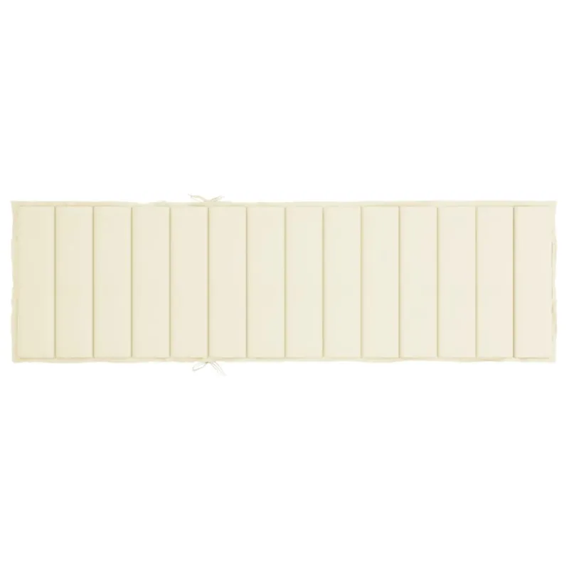 Saulės gulto čiužinukas, kreminės spalvos, 200x60x3cm, audinys