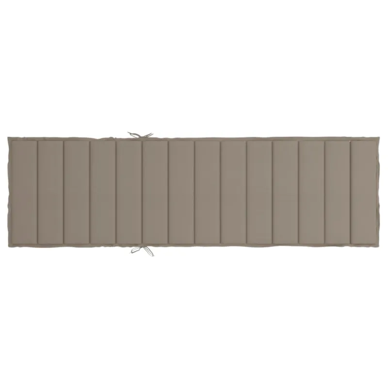 Saulės gulto čiužinukas, taupe spalvos, 200x60x3cm, audinys