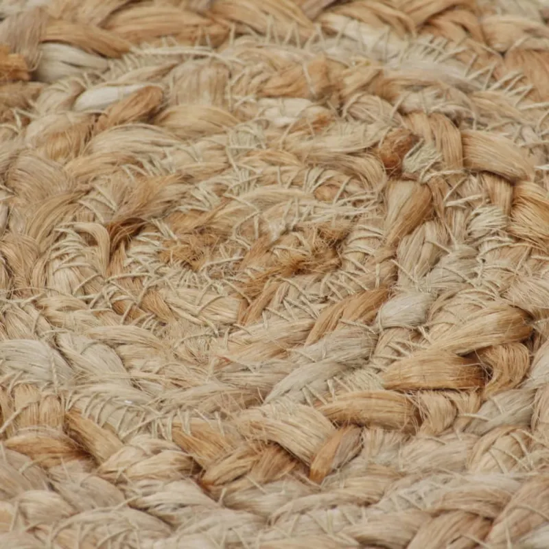 Kilimas, pintas dizainas, džiutas, 120cm, apvalus