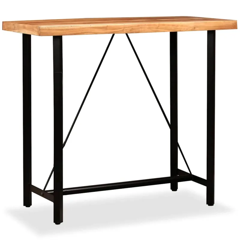 Baro stalas, akacijos mediena, 120x60x107 cm